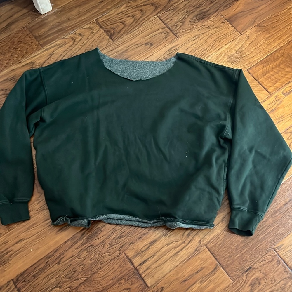 green brandy sweatshirt
